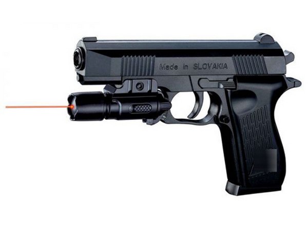 Пистолет игрушка с лазер. прицелом K2119-E в кор. в кор.120шт
