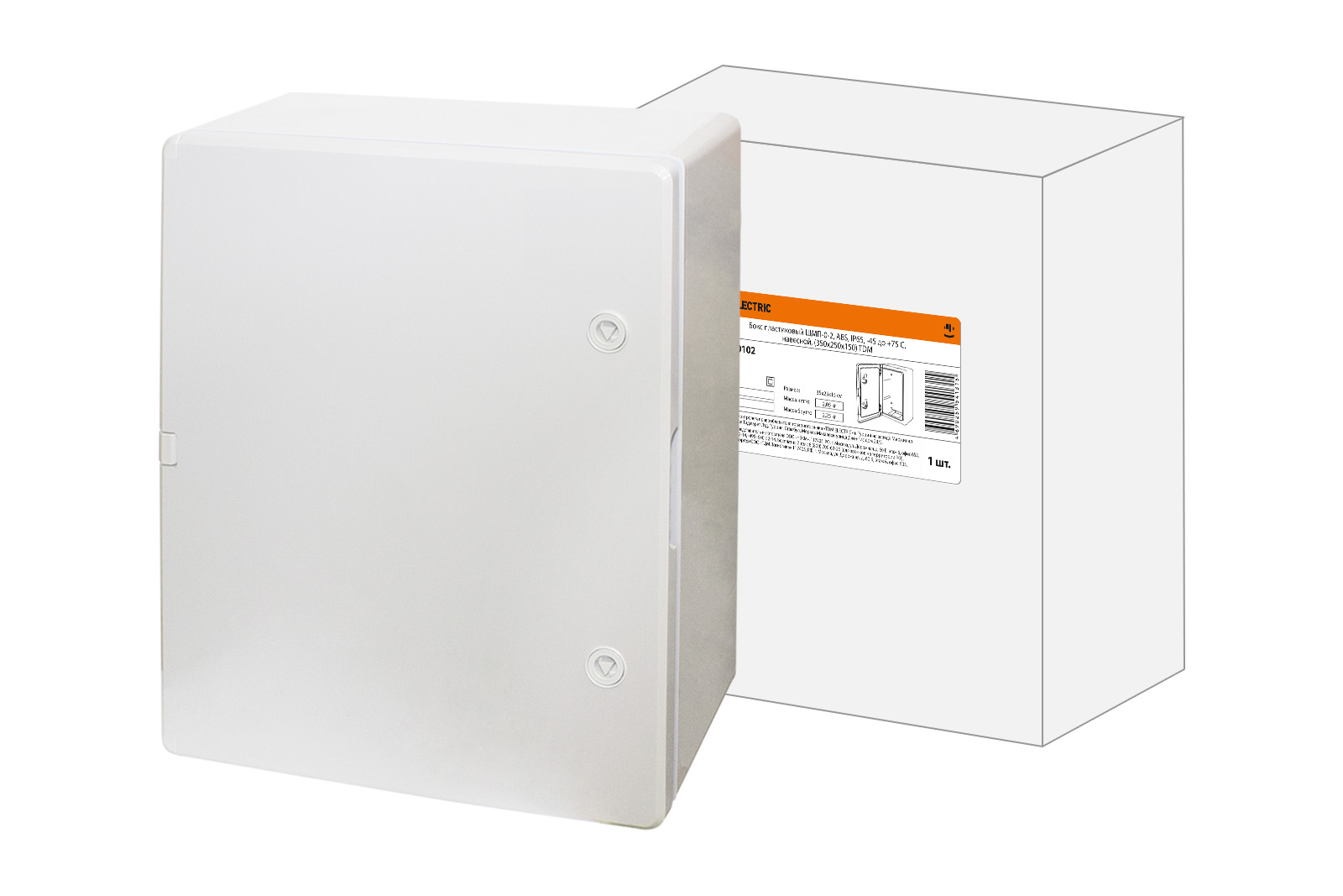 

Бокс пластиковый TDM ELECTRIC ЩМП-0-2, ABS, IP65 SQ0932-0102