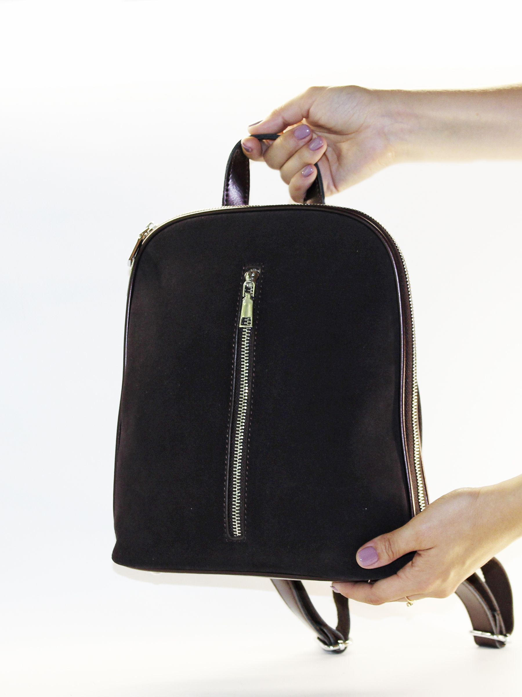 Рюкзак женский BagSTORY HARRY коричневый, 32х27х10 см