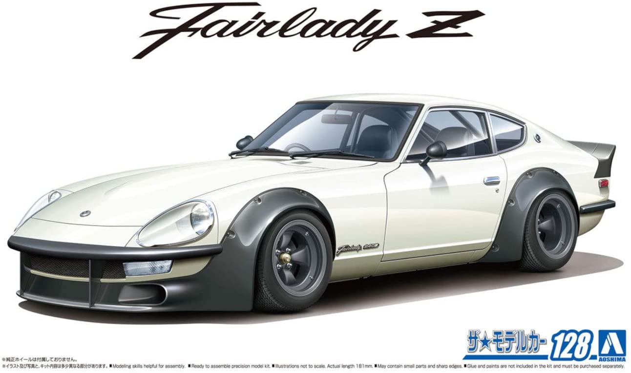 фото Сборная модель aoshima 1/24 nissan s30 fairlady z aero custom ver.2 '75 06101