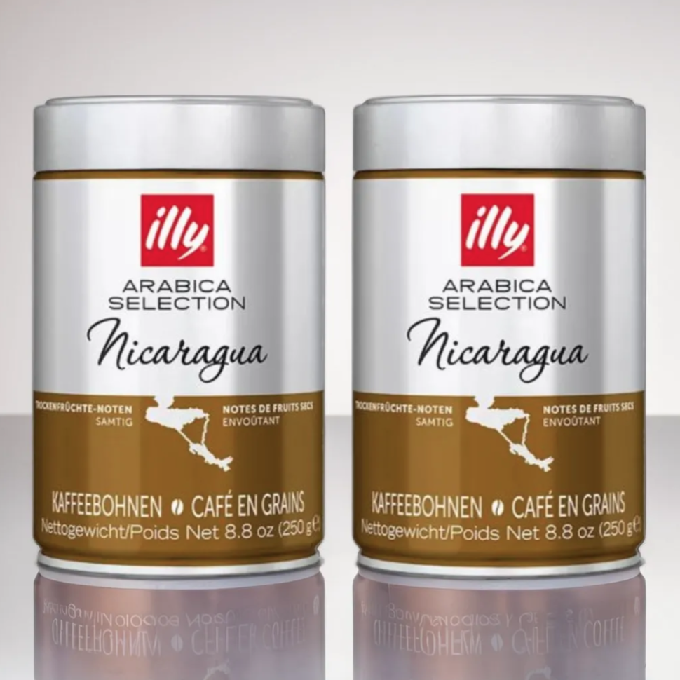 Кофе в зернах illy Никарагуа, 2 шт по 250 г