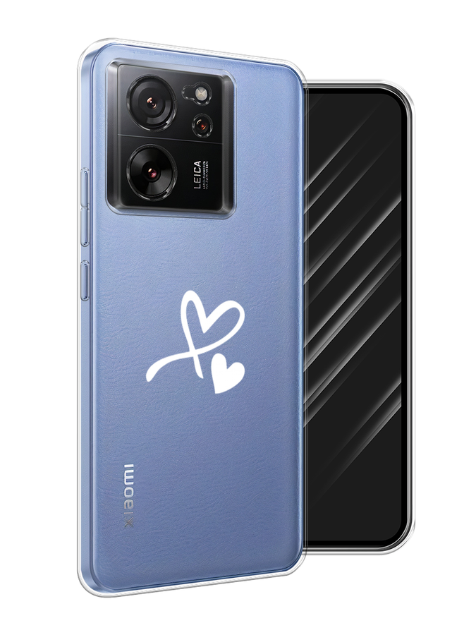 

Чехол Awog на Xiaomi 13T "Сердечко минимализм", Белый, 319850-1