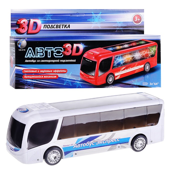 

Tongde "Авто 3D", на батарейках, в коробке