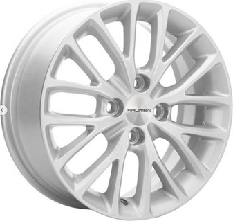 

Колесный диск Khomen Wheels KHW1506 (FS) 6xR15 ET46 4*100 D54.1, Серебристый