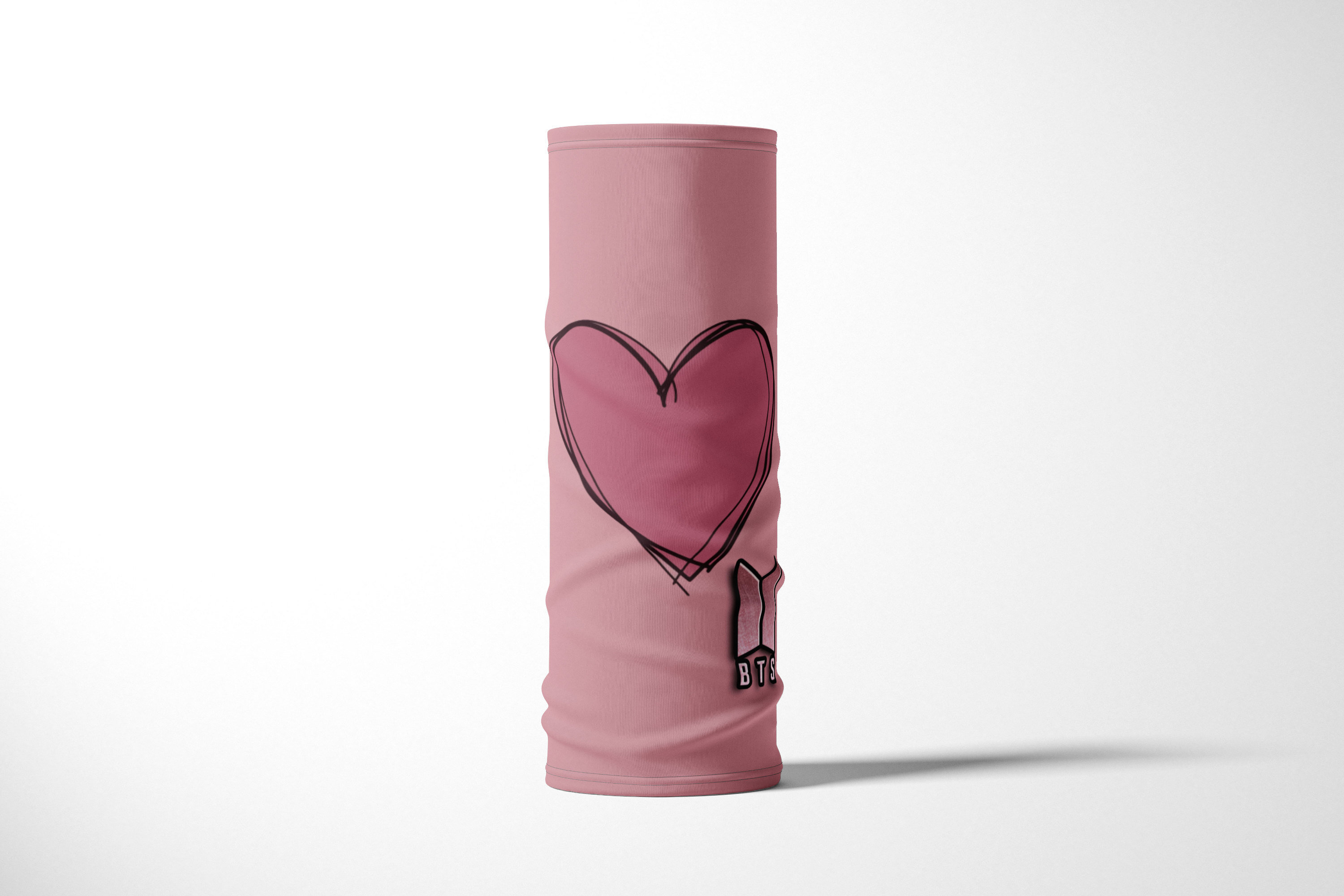 

Бандана / Бафф / Снуд-трансформер / K pop / BTS, Розовый, BBuffVM_VM1810585