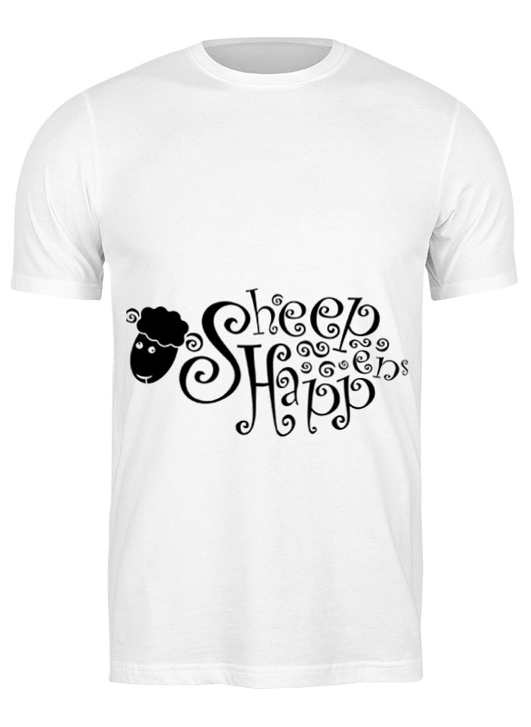 

Футболка мужская Printio Sign sheep белая S, Белый, Sign sheep