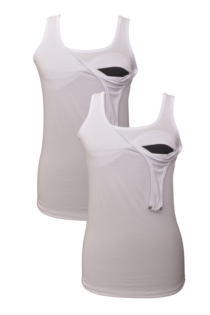 

Майка для беременных женская Luvmabelly 58775 белая XL (доставка из-за рубежа), Белый, 58775