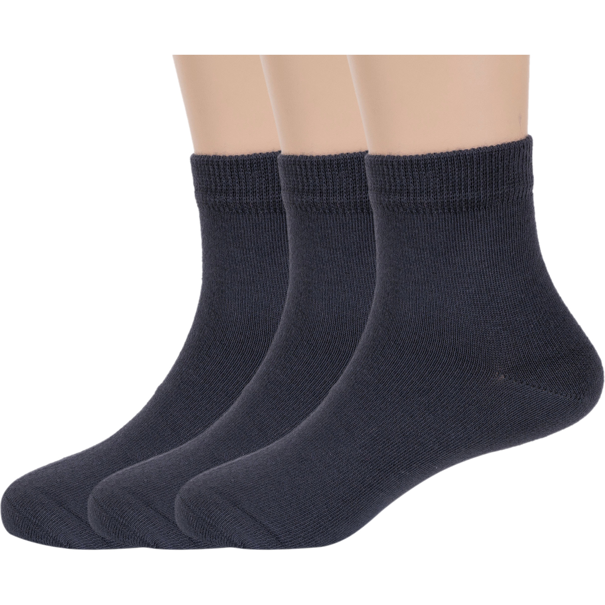 

Носки детские Rusocks 3-Д-3135, темно-серые, 22-24, Серый, 3-Д-3135