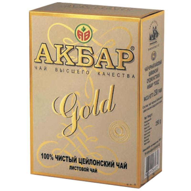 

Чай черный Akbar Gold Ceylon, среднелистовой, 100 г х 3 упаковки, Gold Ceylon