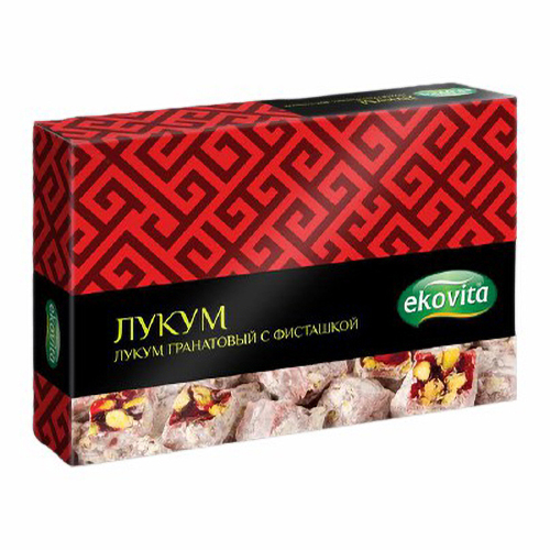 

Лукум Ekovita Гранатовый с фисташкой 125 г