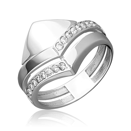 

Кольцо из серебра р.17,5 PLATINA jewelry 01-5632-00-401-0200, фианит, 01-5632-00-401-0200