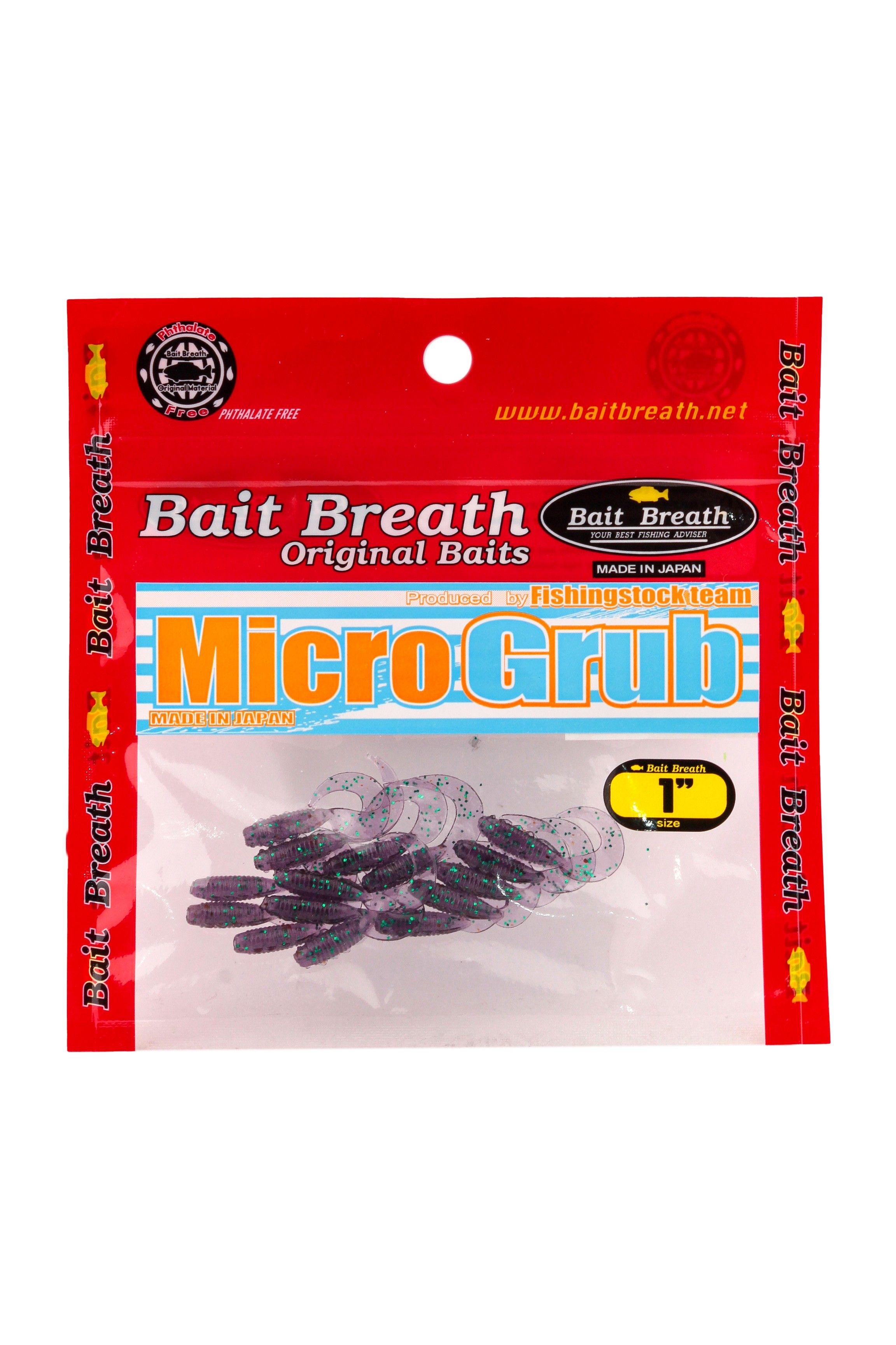 

Bait Breath Приманка BAIT BREATH MICRO GRUB 1 (BBMG1010 / 1" / Ur26), Черный
