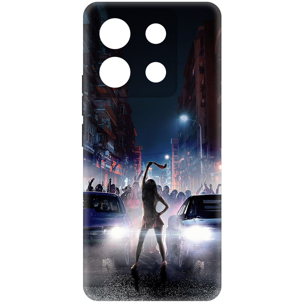 

Чехол-накладка Krutoff Soft Case Форсаж. Стритрейсинг для Xiaomi Redmi Note 13 Pro 5G, Черный
