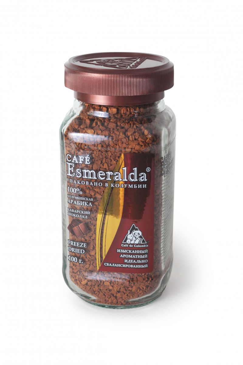 Кофе сублимированный Cafe Esmeralda баварский шоколад 100 г