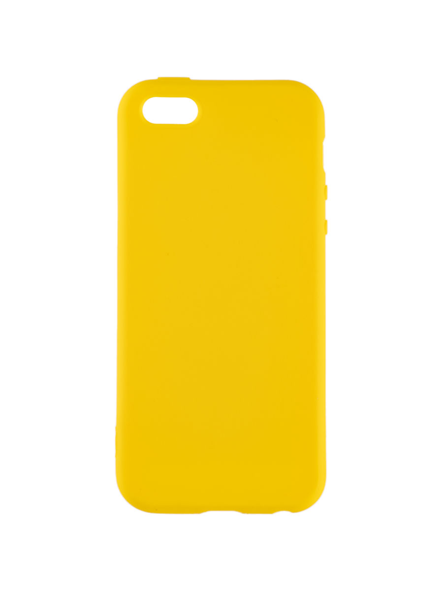 

Чехол для iPhone 5, iPhone SE защитный, противоударный, матовый, желтый, ZSM-APL-5