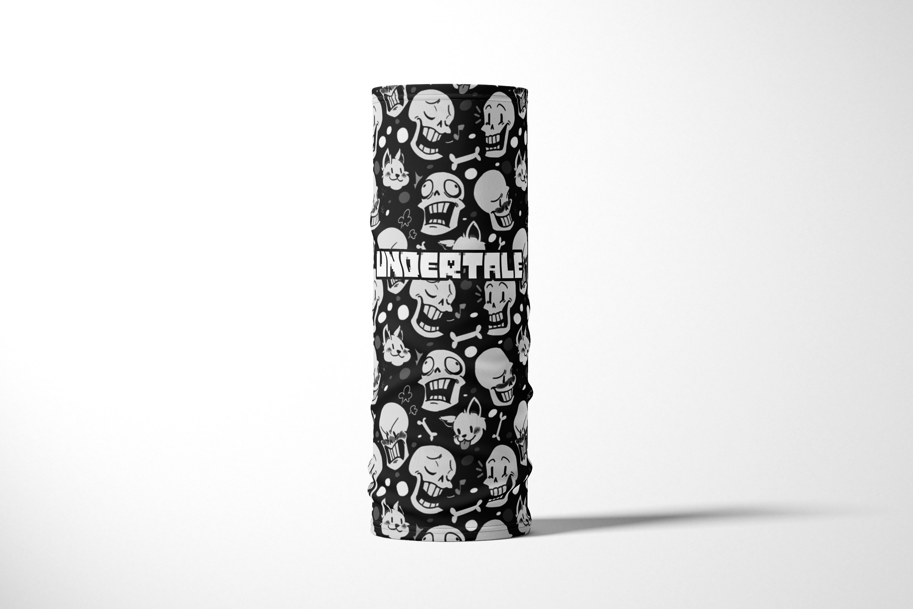 

Бандана / Бафф / Снуд-трансформер / Геймерам / Undertale, Черный;белый, BBuffVM_VM1808139