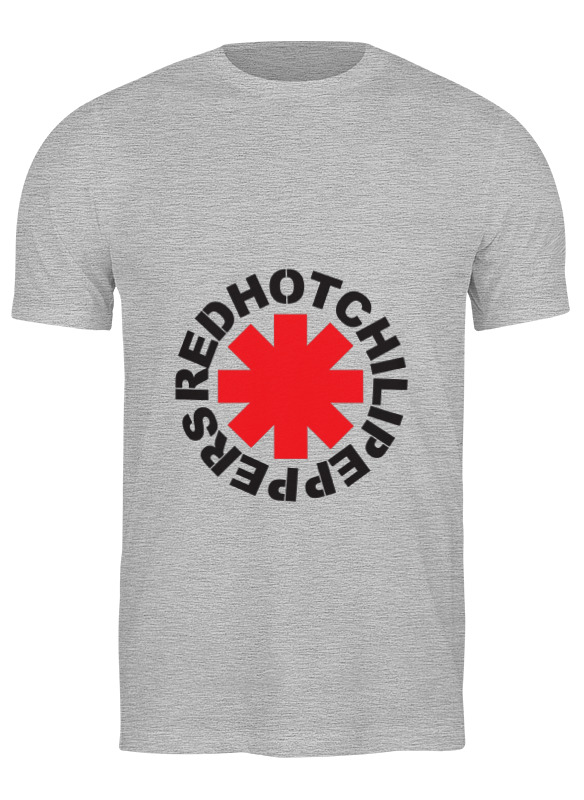 

Футболка мужская Printio Red hot chili peppers серая S, Серый, Red hot chili peppers
