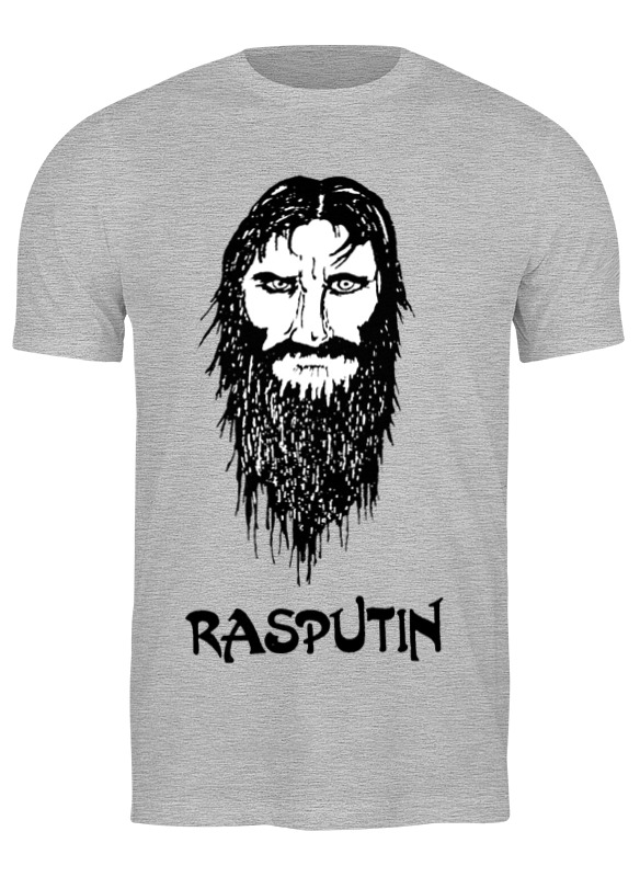 

Футболка мужская Printio Rasputin серая S, Серый, Rasputin