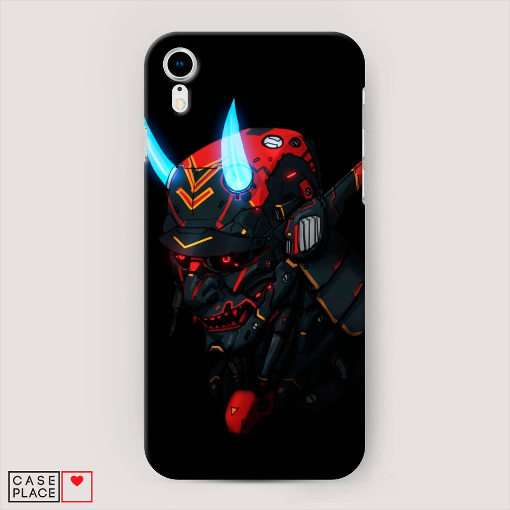 

Пластиковый чехол "Неоновый самурай" на Apple iPhone XR (10R), 12020-5