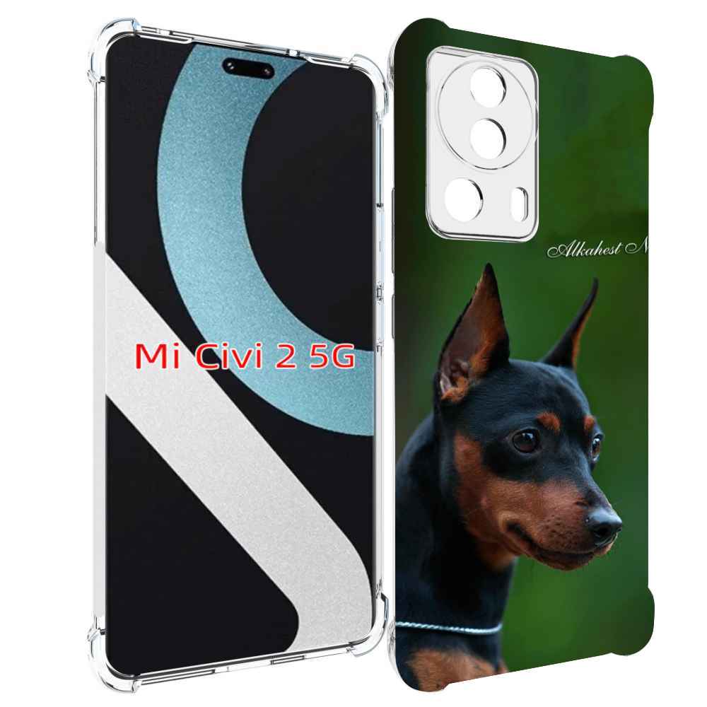 

Чехол MyPads цвергпинчер черпинчер для Xiaomi Civi 2, Прозрачный, Tocco