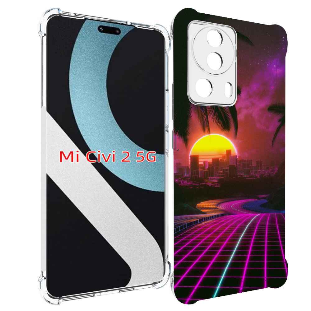 

Чехол MyPads хотлайнмайами 2 для Xiaomi Civi 2, Прозрачный, Tocco