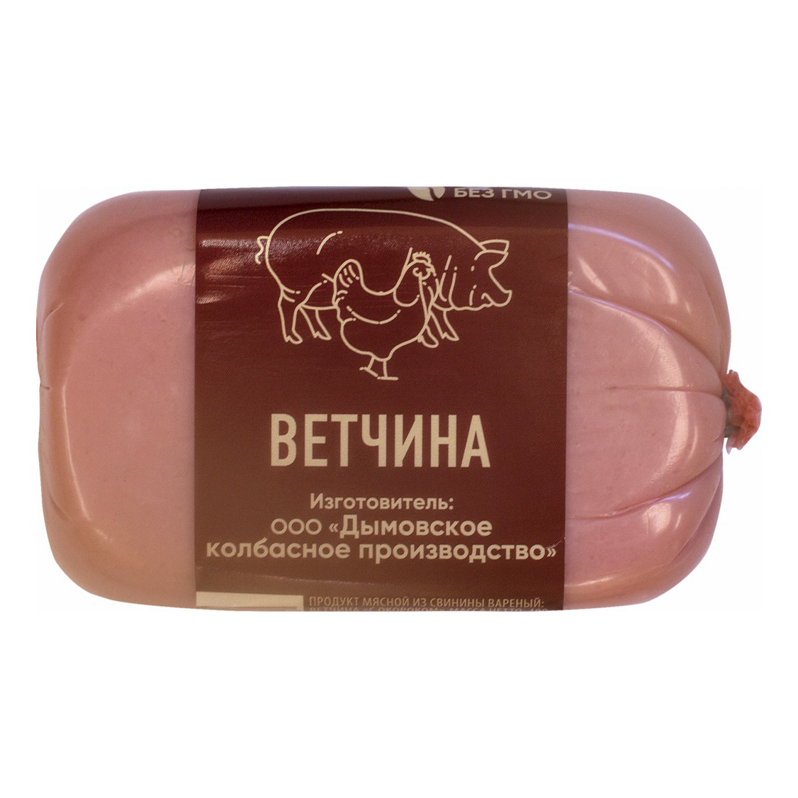 

Ветчина Лента с окороком вареная 400 г