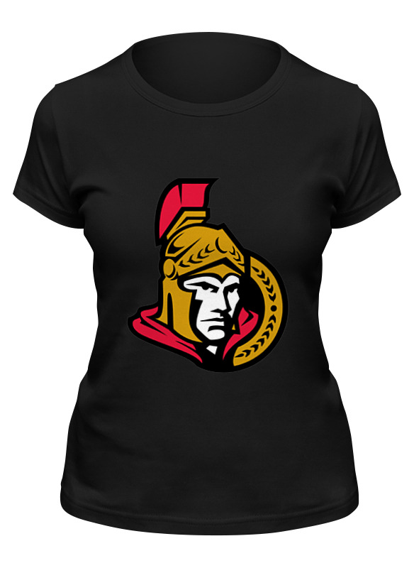 

Футболка женская Printio Ottawa senators черная S, Черный, Ottawa senators