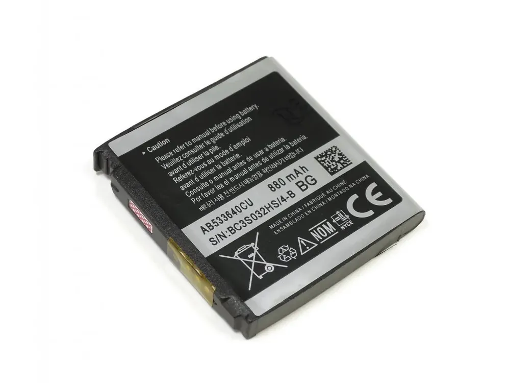 Аккумулятор для Samsung S3600/C3310/S5520/F260/G400/G600/J770 (AB533640AU)