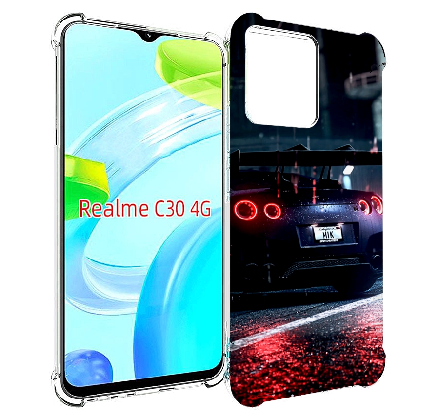 

Чехол MyPads Nissan Skyline для Realme C30 4G / Narzo 50i Prime, Прозрачный, Tocco