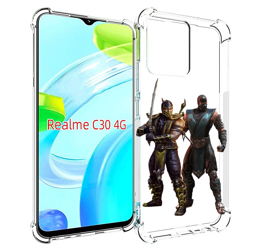 

Чехол MyPads Mortal-Kombat-1 для Realme C30 4G / Narzo 50i Prime, Прозрачный, Tocco