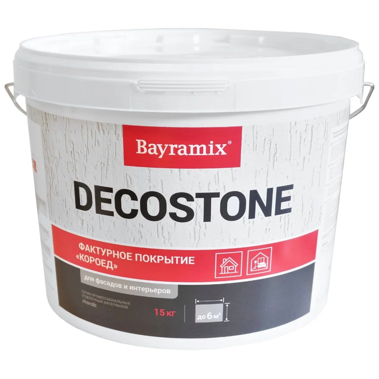 Покрытие Bayramix DECOSTONE 001 M, фактурное, 15 кг