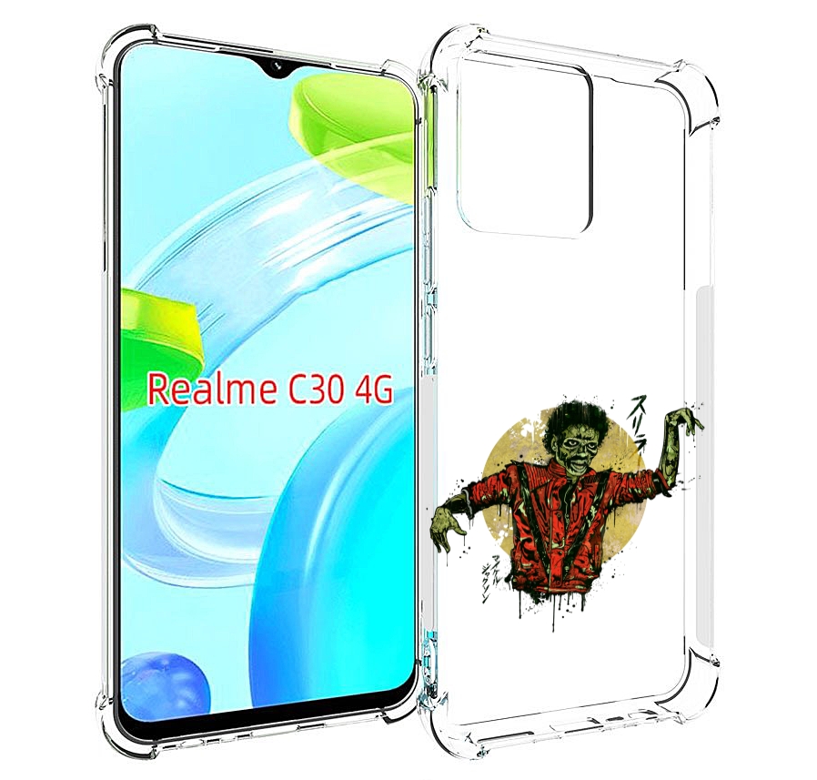 

Чехол MyPads Зомби для Realme C30 4G / Narzo 50i Prime, Прозрачный, Tocco