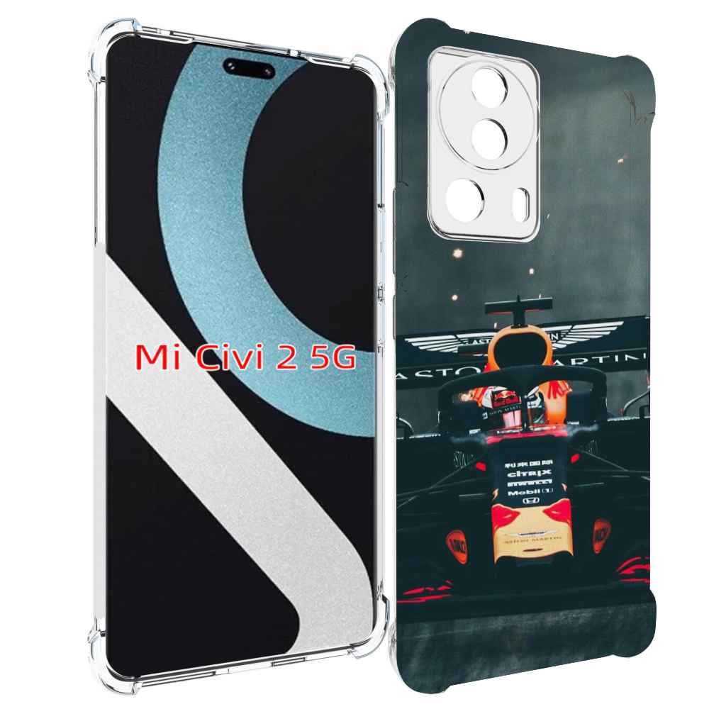

Чехол MyPads формула 1 астон мартин для Xiaomi Civi 2, Прозрачный, Tocco
