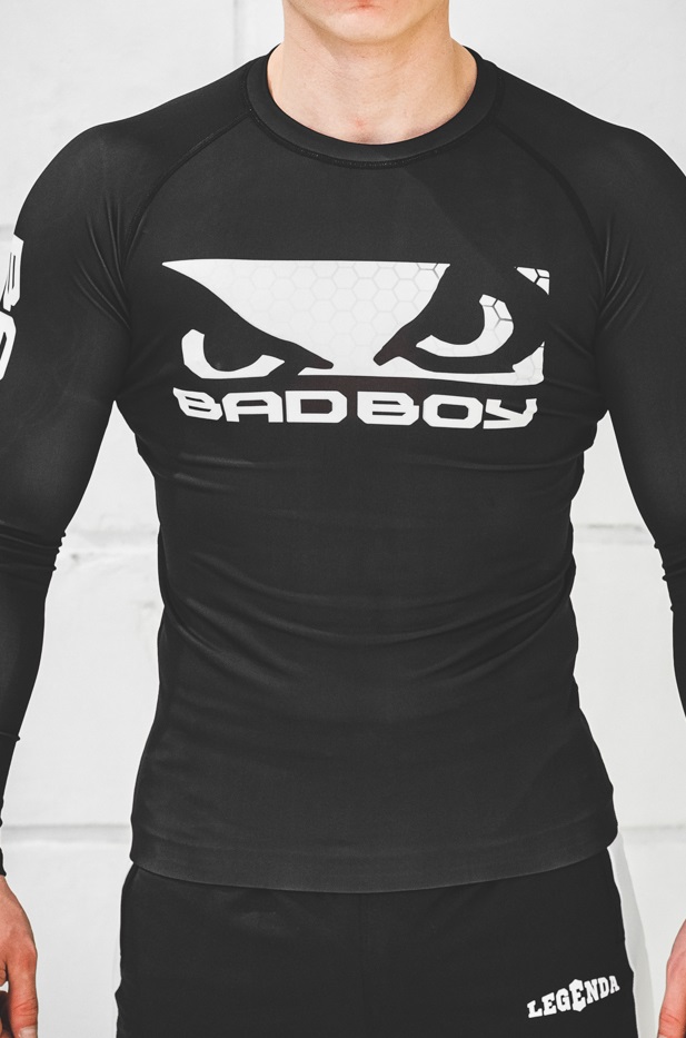 фото Рашгард bad boy origin new rashguard long sleeves черный-белый s