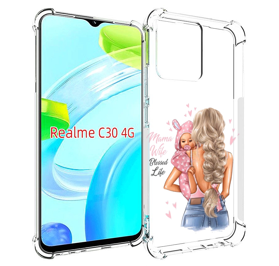 

Чехол MyPads Mama-wibe для Realme C30 4G / Narzo 50i Prime, Прозрачный, Tocco