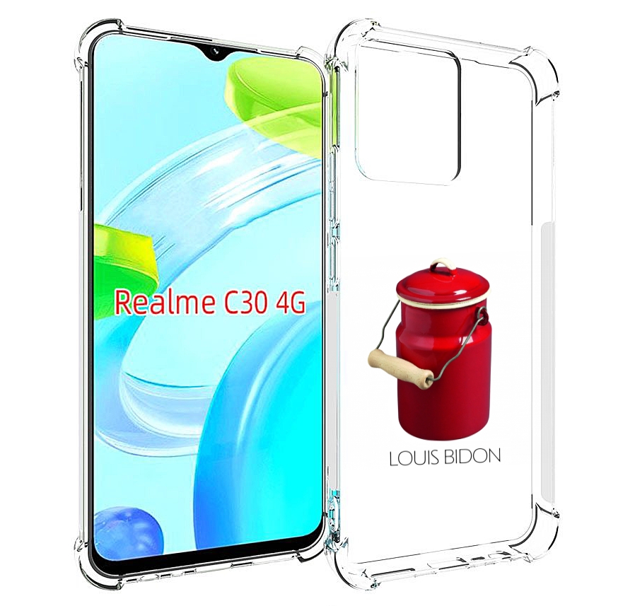 

Чехол MyPads Louis-bidon для Realme C30 4G / Narzo 50i Prime, Прозрачный, Tocco