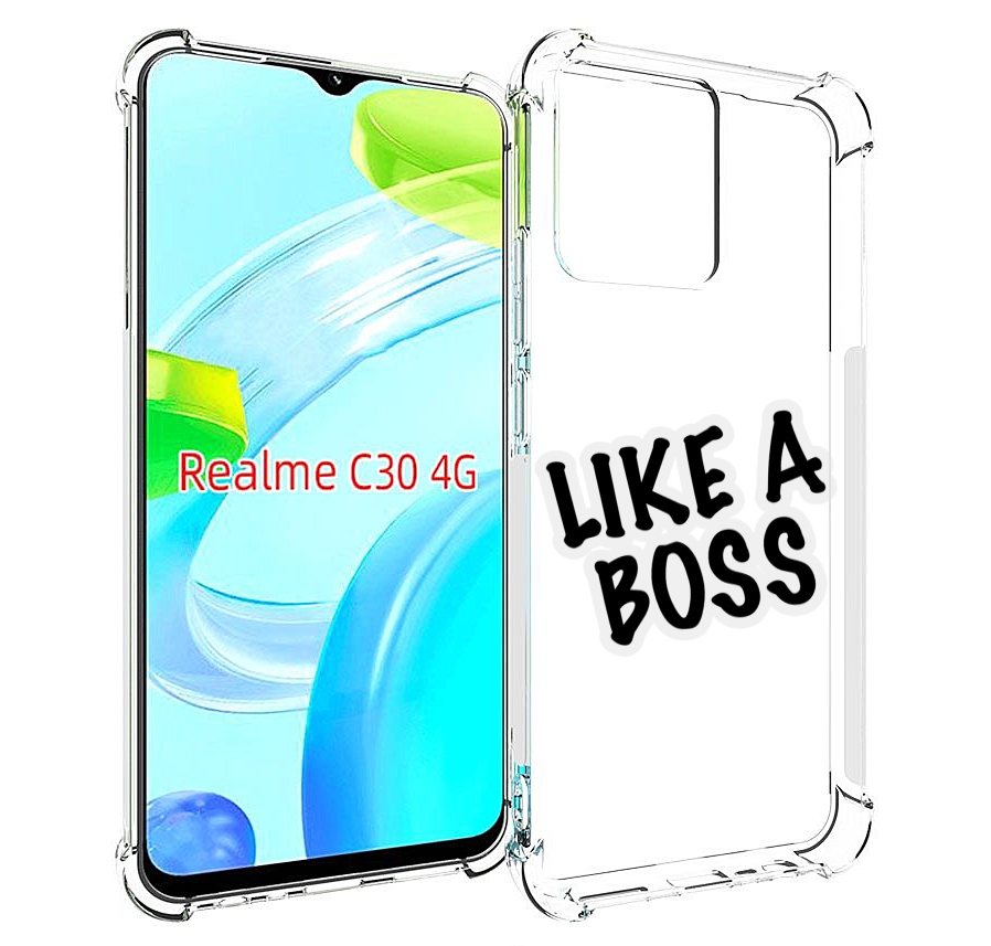 

Чехол MyPads Like-a-boss для Realme C30 4G / Narzo 50i Prime, Прозрачный, Tocco
