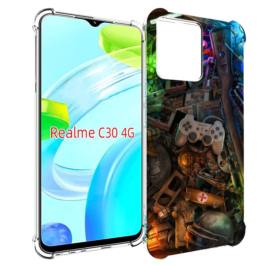 

Чехол MyPads JlaMBcPa6eM для Realme C30 4G / Narzo 50i Prime, Прозрачный, Tocco