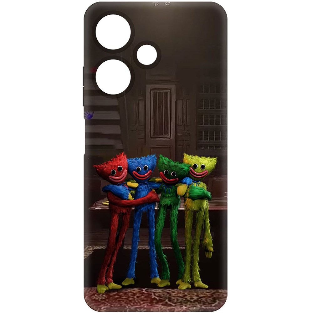 

Чехол-накладка Софт Хаги Ваги - Мини-Хаги для Infinix Hot 30i, Черный
