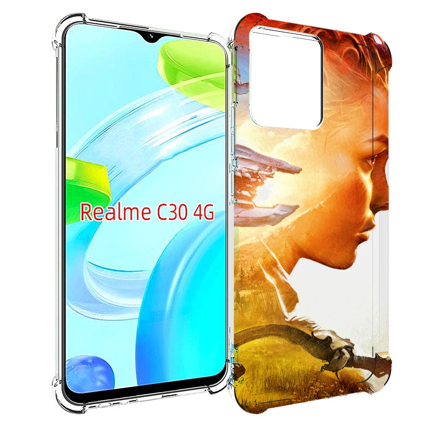 

Чехол MyPads Horizon Zero Dawn art для Realme C30 4G / Narzo 50i Prime, Прозрачный, Tocco