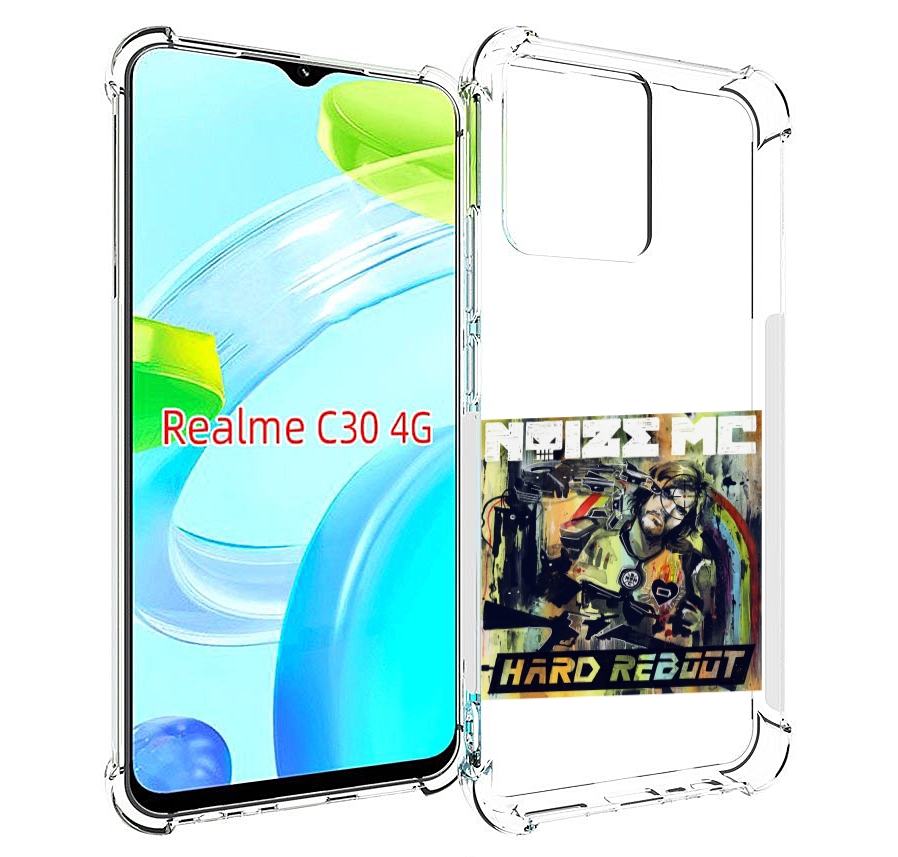 

Чехол MyPads Hard Reboot Noize MC для Realme C30 4G / Narzo 50i Prime, Прозрачный, Tocco