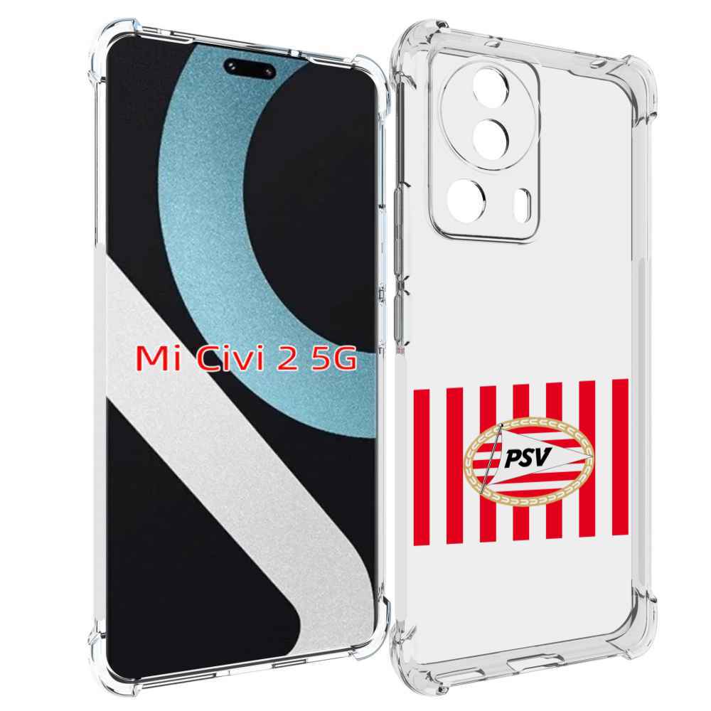 

Чехол MyPads фк псв голландия мужской для Xiaomi Civi 2, Прозрачный, Tocco