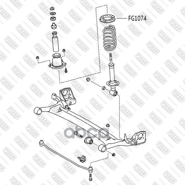 

FIXAR FG1074 Проставка пружины верхняя