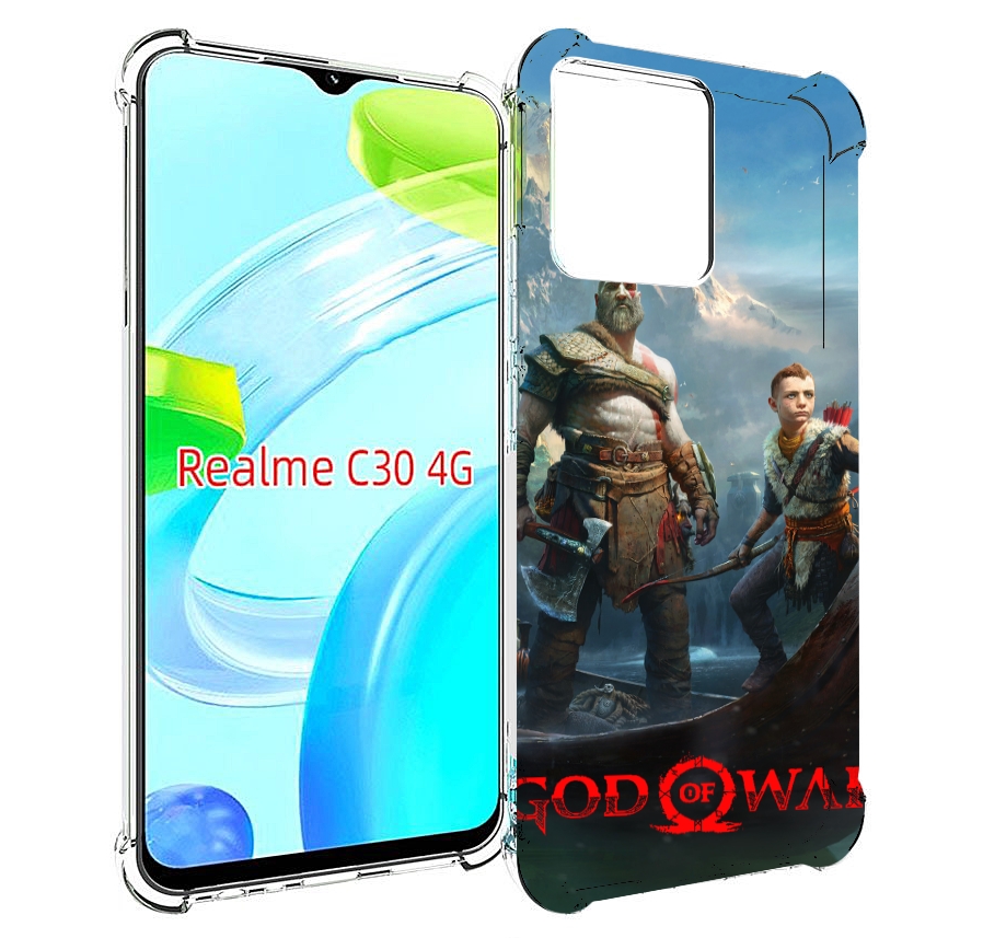 

Чехол MyPads God Of War Кратос Атрей для Realme C30 4G / Narzo 50i Prime, Прозрачный, Tocco