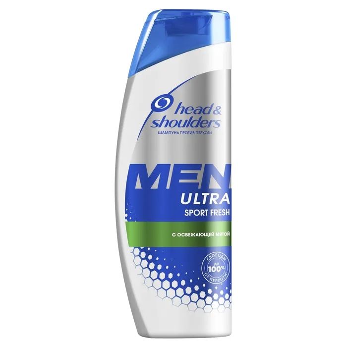 Шампунь Head & Shoulders Men Ultra Sport Fresh против перхоти, с мятой, 6х400 мл