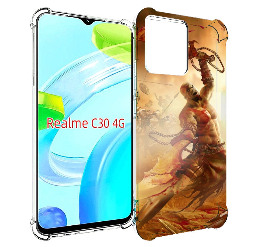 

Чехол MyPads God Of War III для Realme C30 4G / Narzo 50i Prime, Прозрачный, Tocco