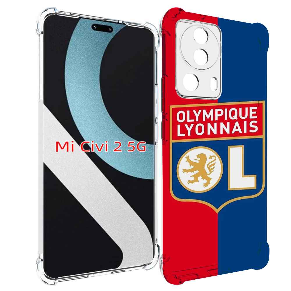 

Чехол MyPads фк лион эмблема для Xiaomi Civi 2, Прозрачный, Tocco