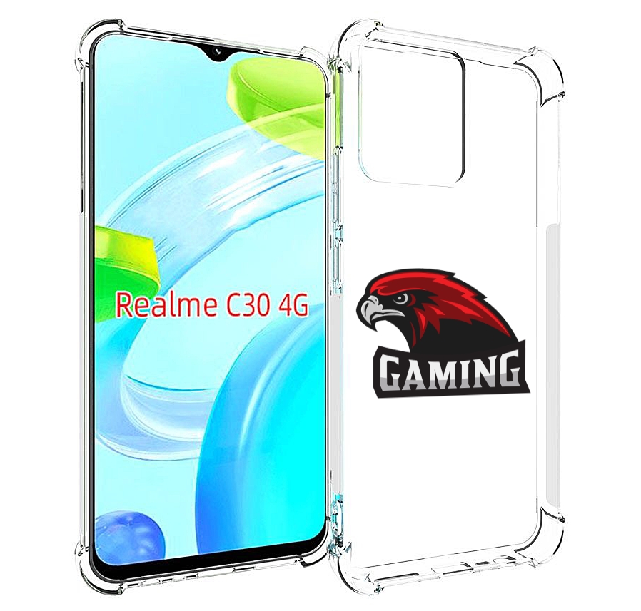 

Чехол MyPads Gaming-1 мужской для Realme C30 4G / Narzo 50i Prime, Прозрачный, Tocco
