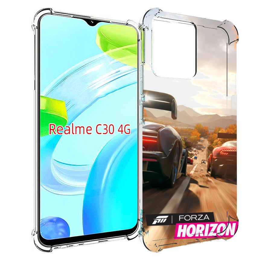 

Чехол MyPads Forza Horizon для Realme C30 4G / Narzo 50i Prime, Прозрачный, Tocco
