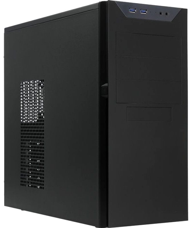 

Корпус компьютерный Powerman BA833BK черный, BA833BK